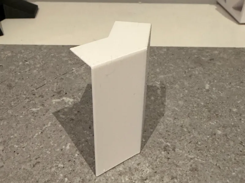 Aussenecke Sockelleiste 45 Grad 60mm x 16mm