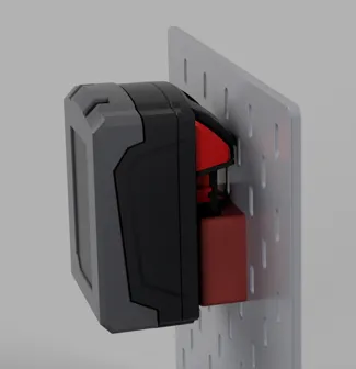 Milwaukee M18 Battery Clip Skadis Peg board