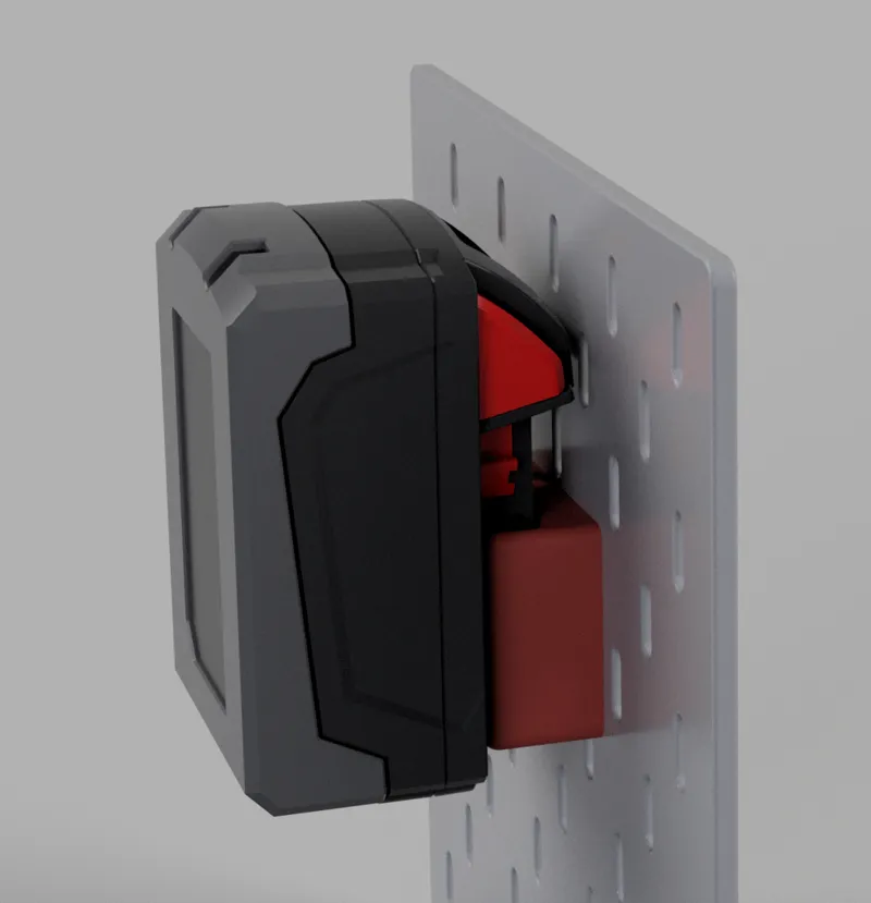 Milwaukee M18 Battery Clip Skadis Peg board