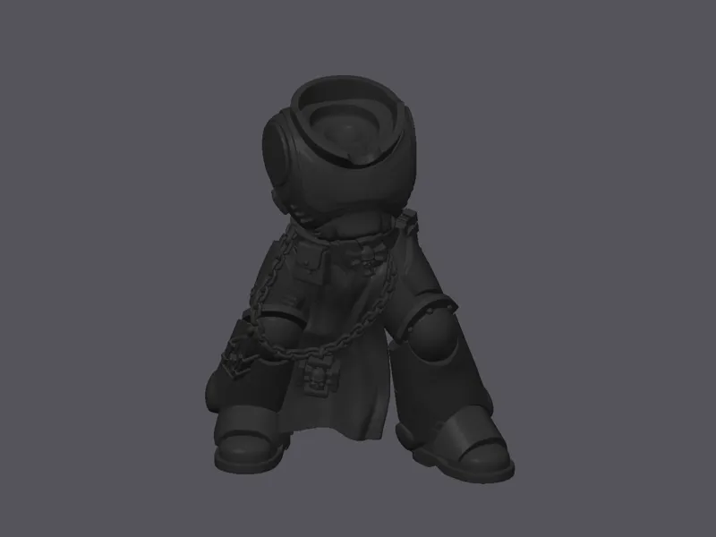 Dark Crusader Knight Torso – Power Armor 1