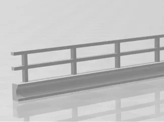 Geländer, Handrail, Modelleisenbahn - H0 200mm