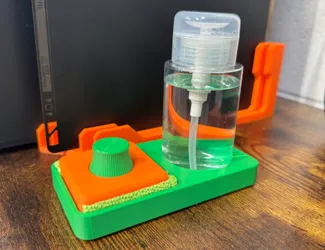 Build Plate Cleaner With 58mm Bottle Holder
