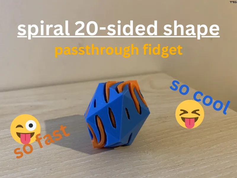 spiral 20-sided shape