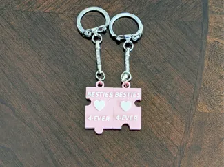 Besties 4 Ever Puzzel keychains