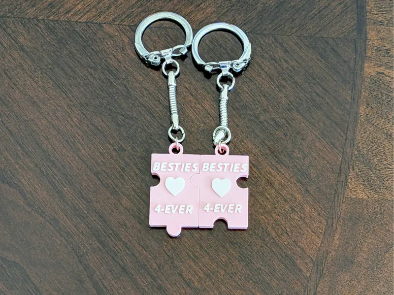 Besties 4 Ever Puzzel keychains