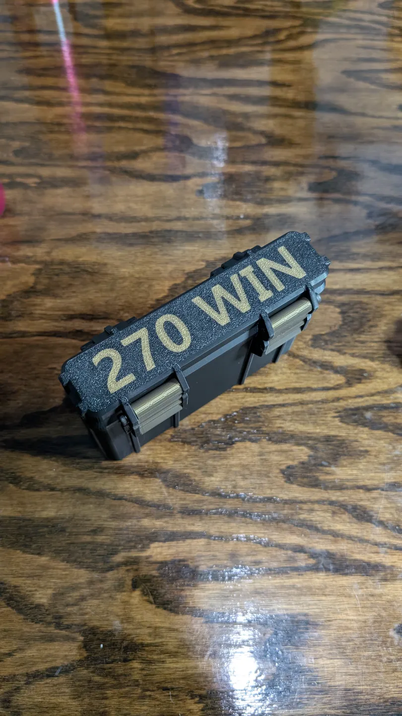 270 Win 20rnd Ammo Box by Squatch MakerWorld: Download Free 3D Models