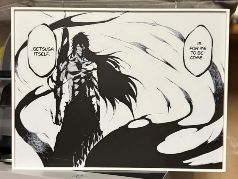 Bleach - Mugetsu Ichigo Manga Panel Hueforge