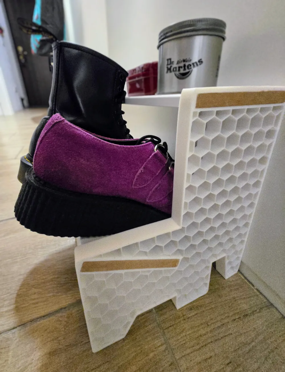 Two-tier shoe rack with customizable pattern by daniele_zomg - MakerWorld