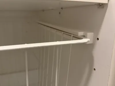 Laundry/metal basket rails