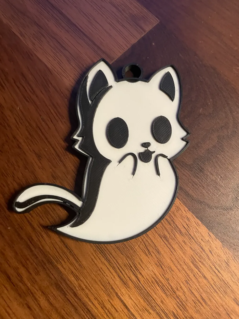 Multicolor Ghost Kitty Keychain by SkyydimMakerWorld: Download Free 3D ...