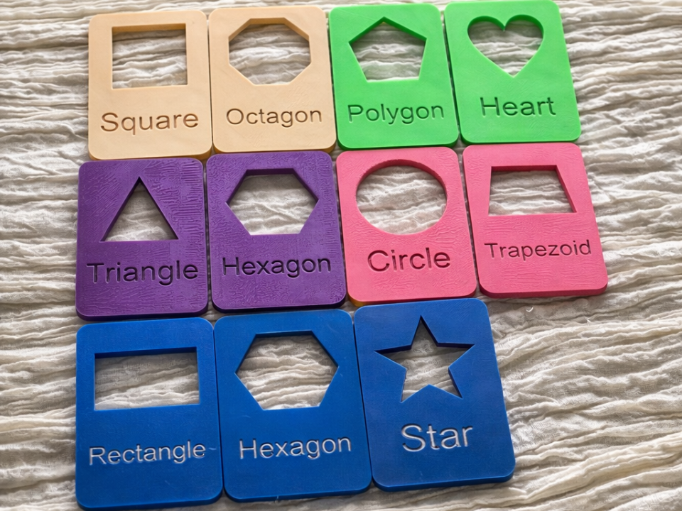 Montessori Şekil Öğrenme Kartları – Çocuk Eğitici