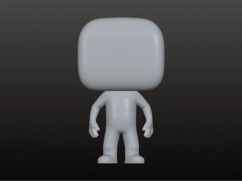 CORPO FUNKO POP GREZZO DA MODELLARE