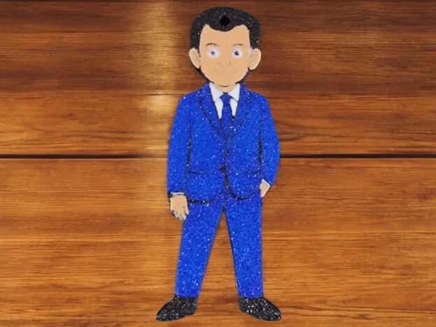 Llavero niño comunión traje