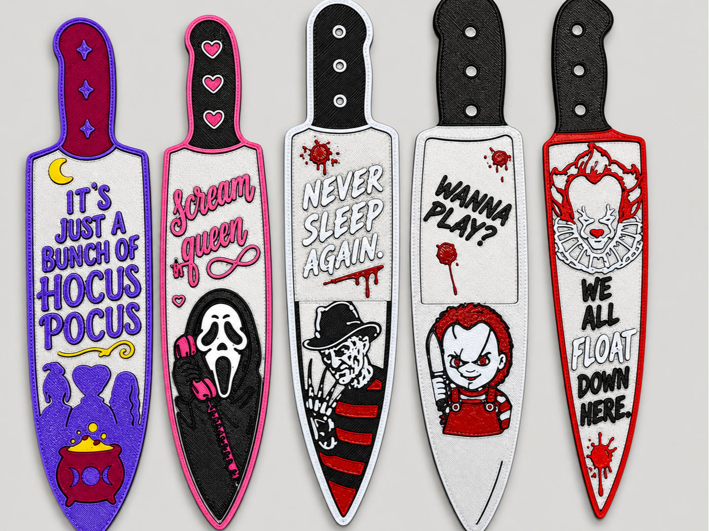 Scary Movie Knife Bookmarks - 1