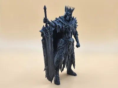 Dark Lich King – Fantasy Undead Lord Statue