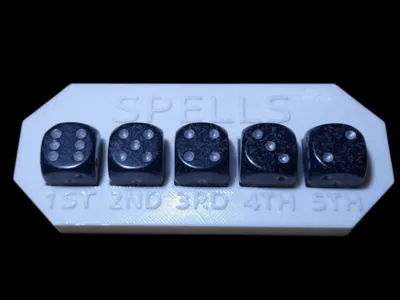 Spell slot Tracker- for Half Casters (1-5)