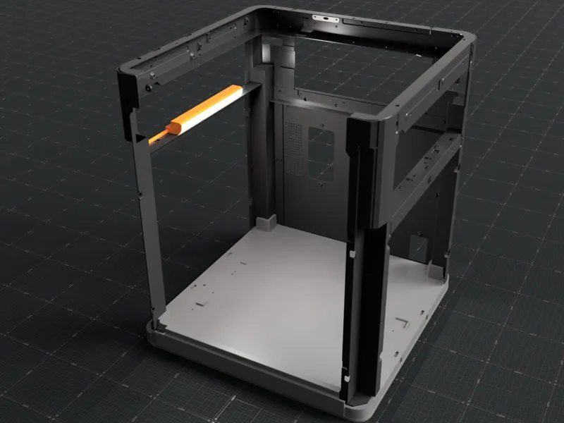 Bambu Lab P1P Modified LED Mount 2.0 4/18 Updated