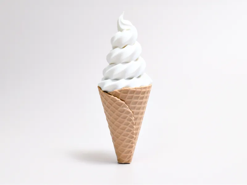 Soft serve ice cream