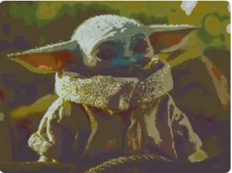 Baby Yoda lithophane