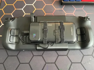 Battery Holder for Steam Decks with Spigen Case