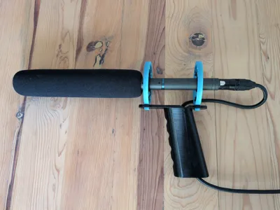 Shotgun Microphone Pistol Grip with Dampeners