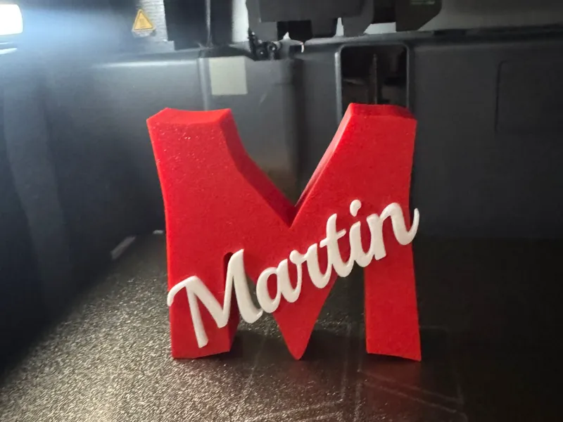 Stand Deko Name Martin