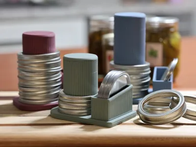 Mason Ring & Lid Organizer – Multiple Heights 70mm