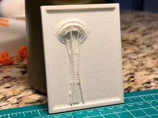Space Needle Relief