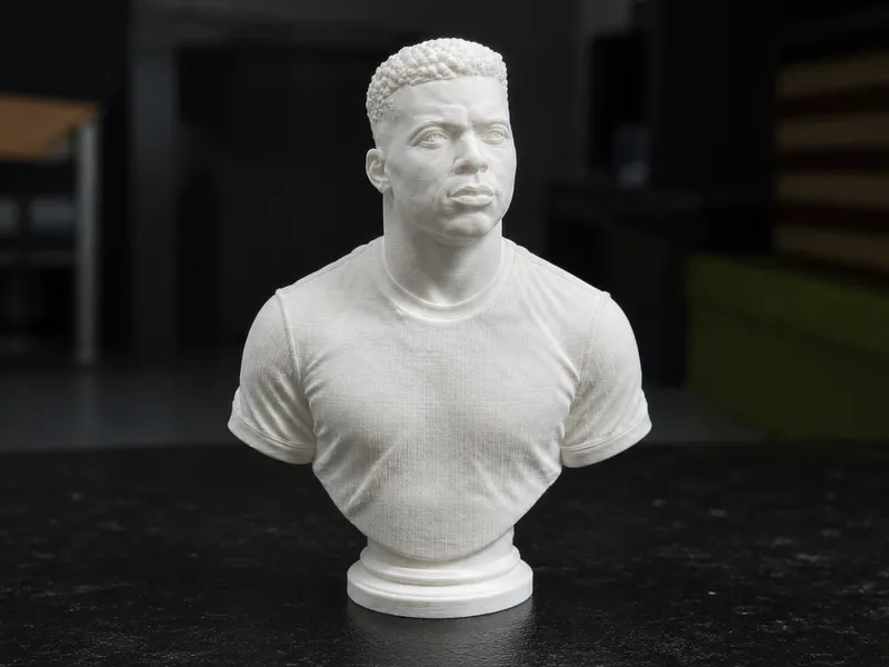Kylian Mbappé Bust 3D Print Model 28