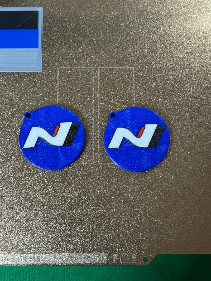Hyundai N Performance keychain