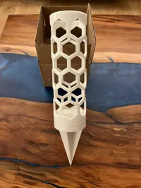Tuteur mousse modulaire style Voronoi pour plantes — photo 2