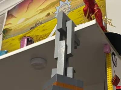 Minecraft lantern Shelf clamp