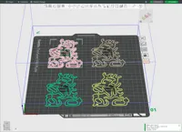 4 set of 4 colors - Print by Object.