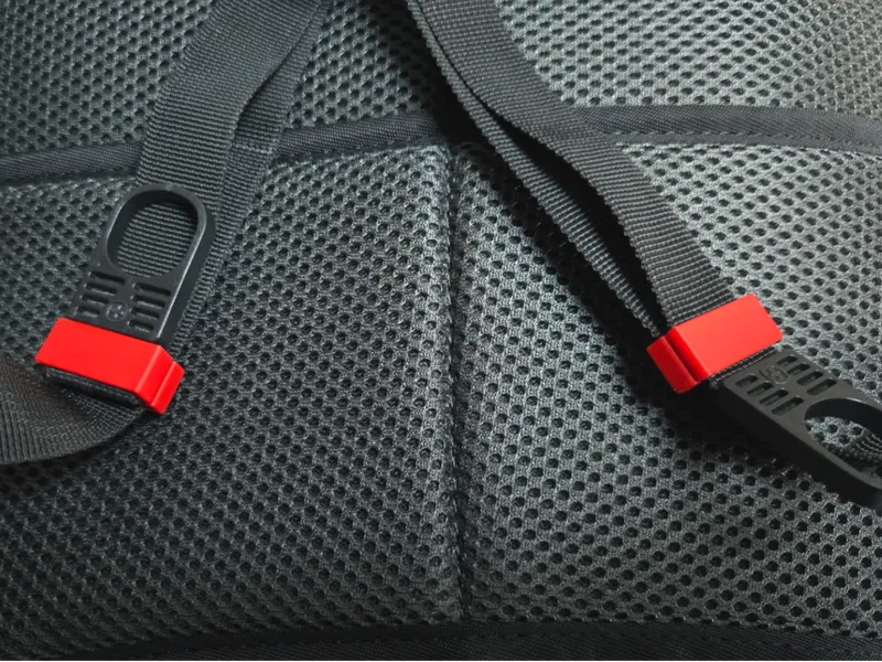 Parametric Strap Clip - No-Sew Webbing Tidy
