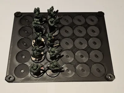 Stackable 28.5mm Minature tray