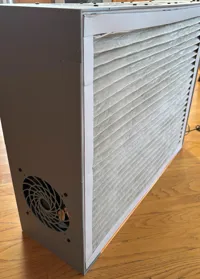 12x12x1 filter size double 120mm side fans