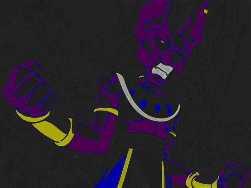 Beerus - Dragon Ball Super (Hueforge)