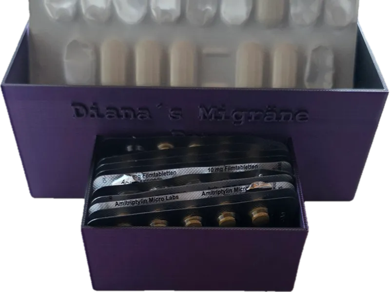 Tabletten Box Migräne