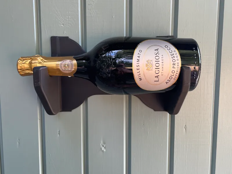 Wall Mounted Wine Rack (Single Bottle)