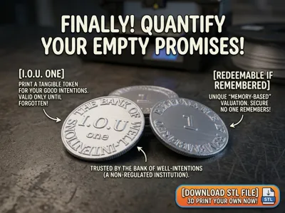 I.O.U. Coin – The Bank of Well-Intentions
