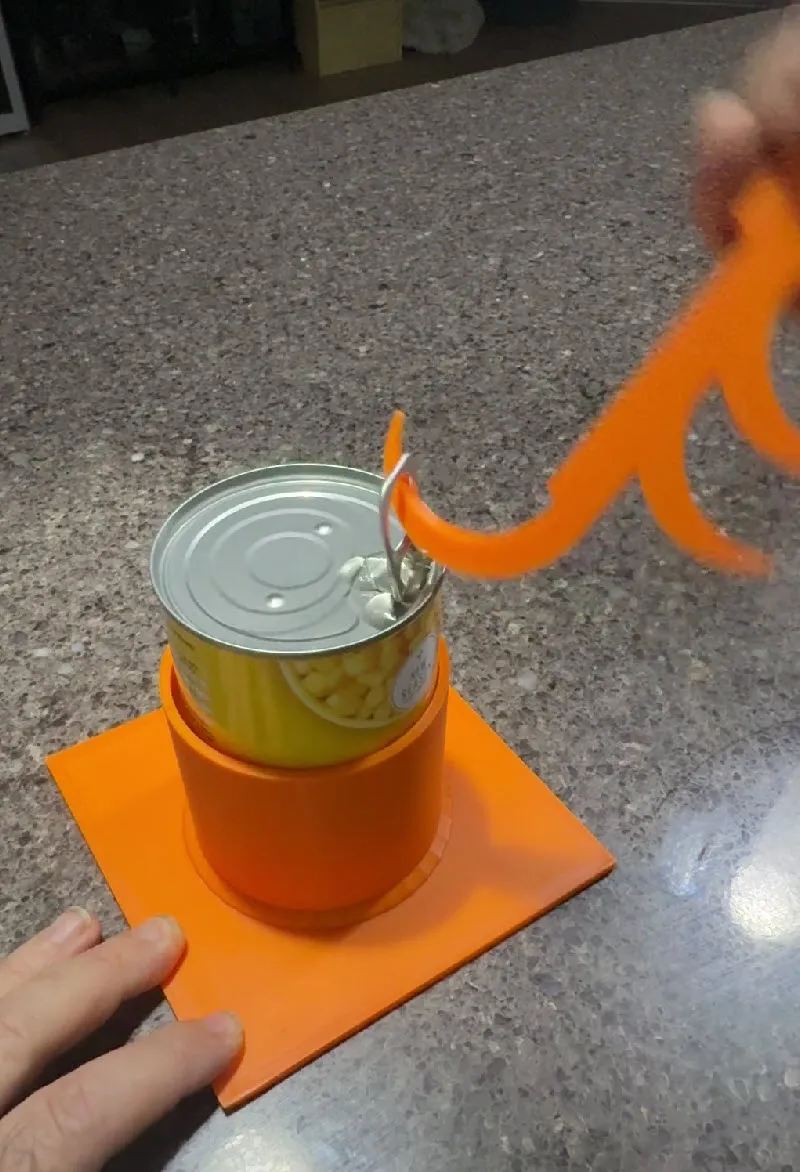 Can Opener for Ring Pull Accessiblity Helper - Free 3D Print Model ...