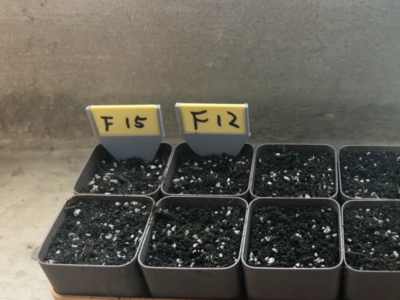 Calibration Blocks: Reused as Plant ID Tag