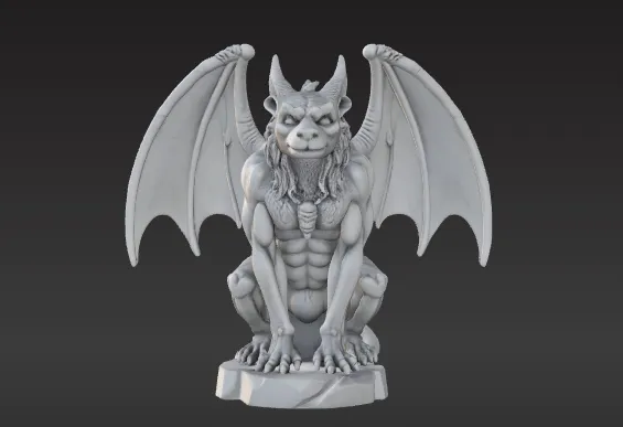 Stone Gargoyle Statue