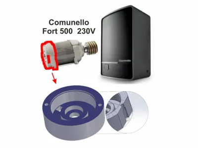 Comunello Fort 500 motor end shield