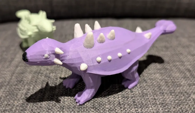 Cute Dinosaur Low Poly. (AMS Colour) 