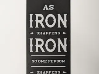 Bookmark Proverbs 27:17