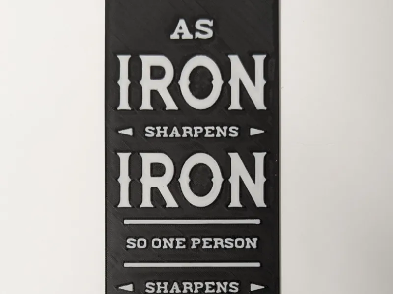 Bookmark Proverbs 27:17