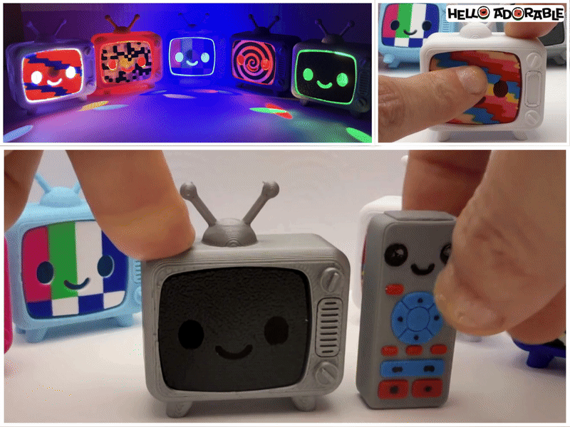 Retro TV Clicker with Optional Light