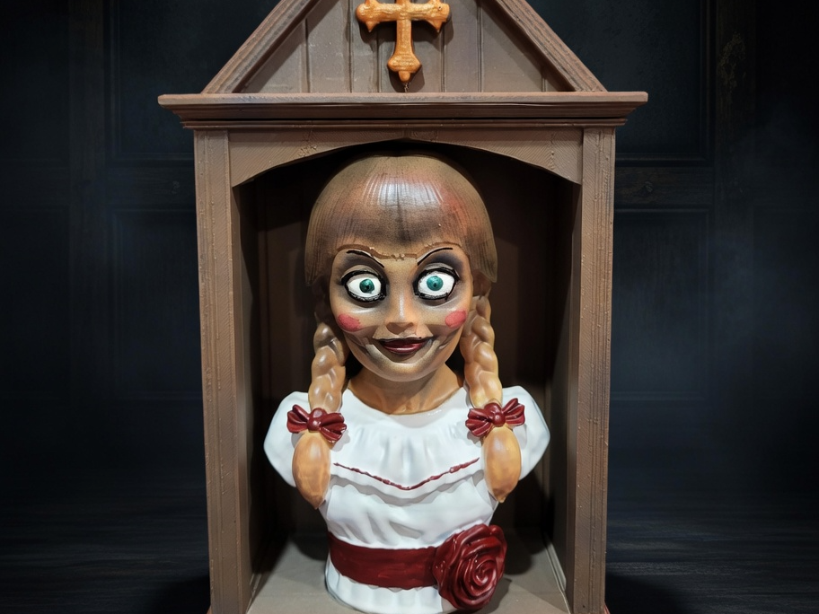 Annabelle Doll & Cabinet - Fan-Art Horror Bust