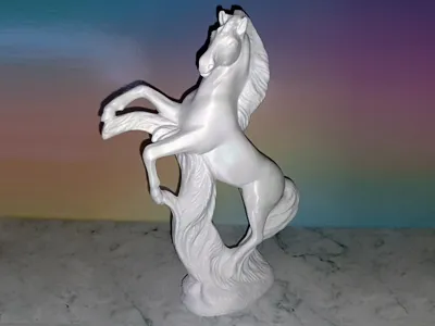 Rearing Horse Statue